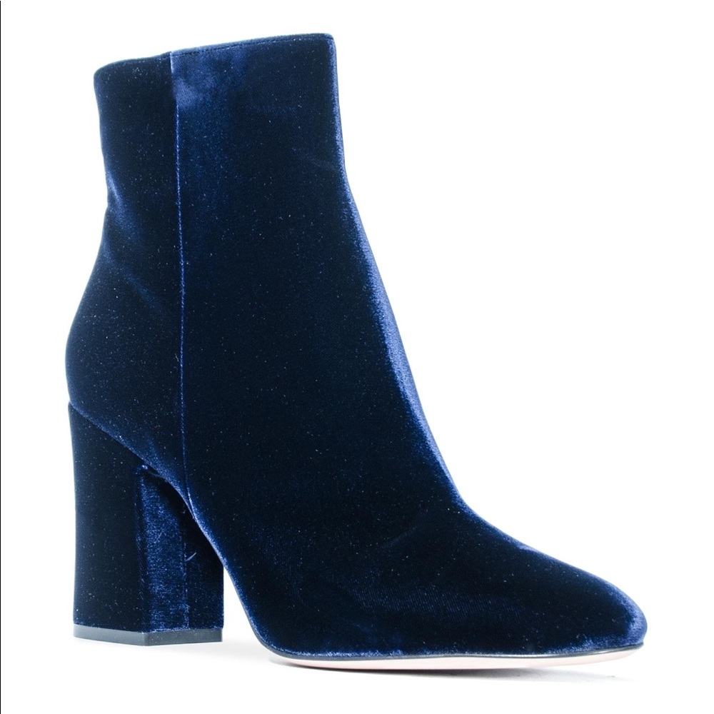 Gianvito Rossi Ankle Boots Velvet Zipper Shelly
